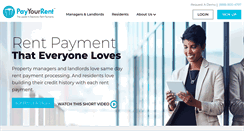 Desktop Screenshot of payyourrent.com
